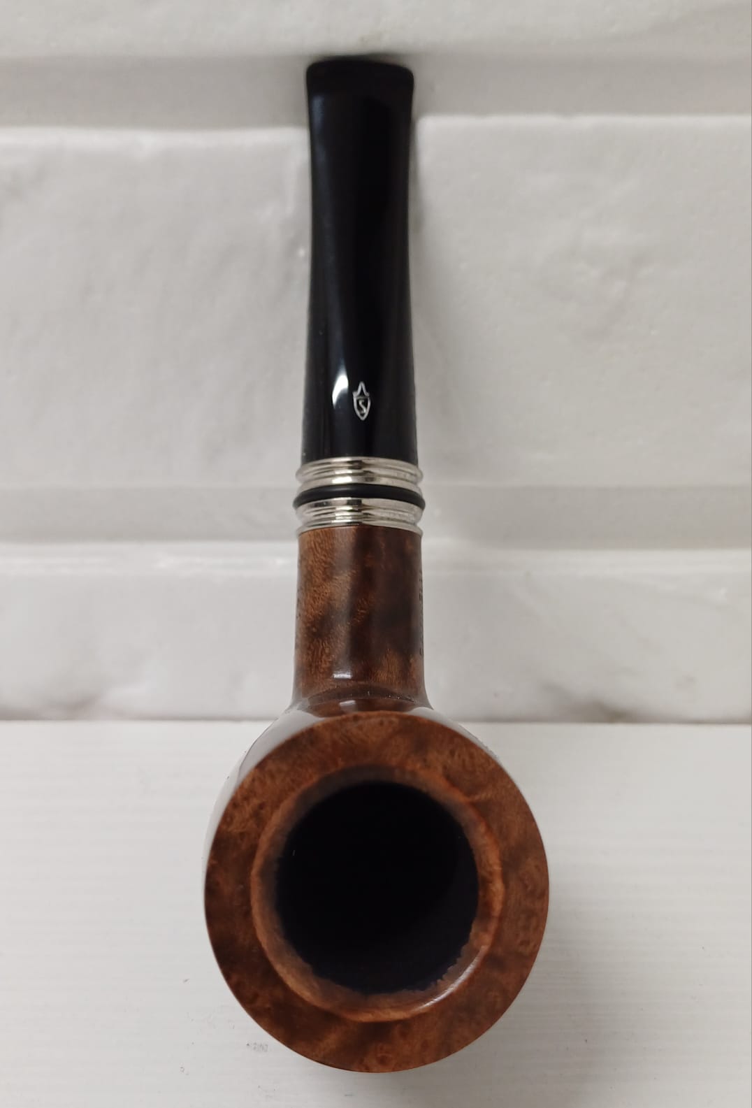 Pipa SAVINELLI Desigual Liscia 141 | King Size | Billiard | Dritta | con Vera in alluminio e anelli in gomma colorati