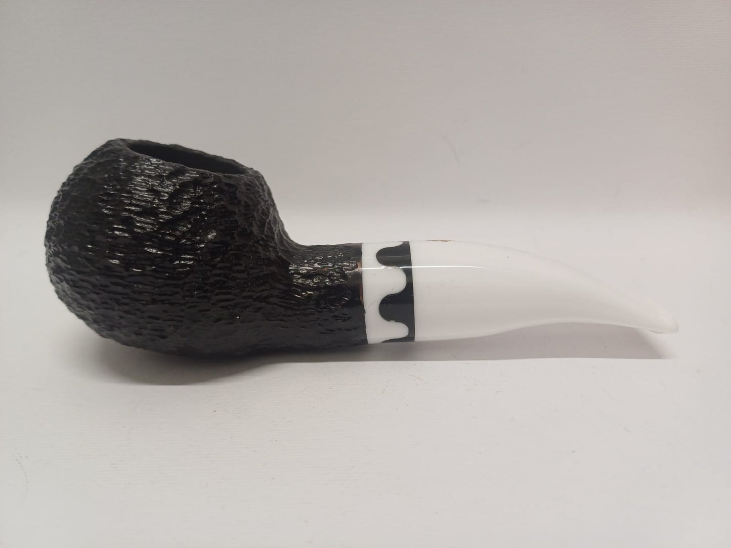 Pipe SAVINELLI Ivory 606 | Roomy | Billiards | Curve | KING SIZE | Smooth burgundy finish