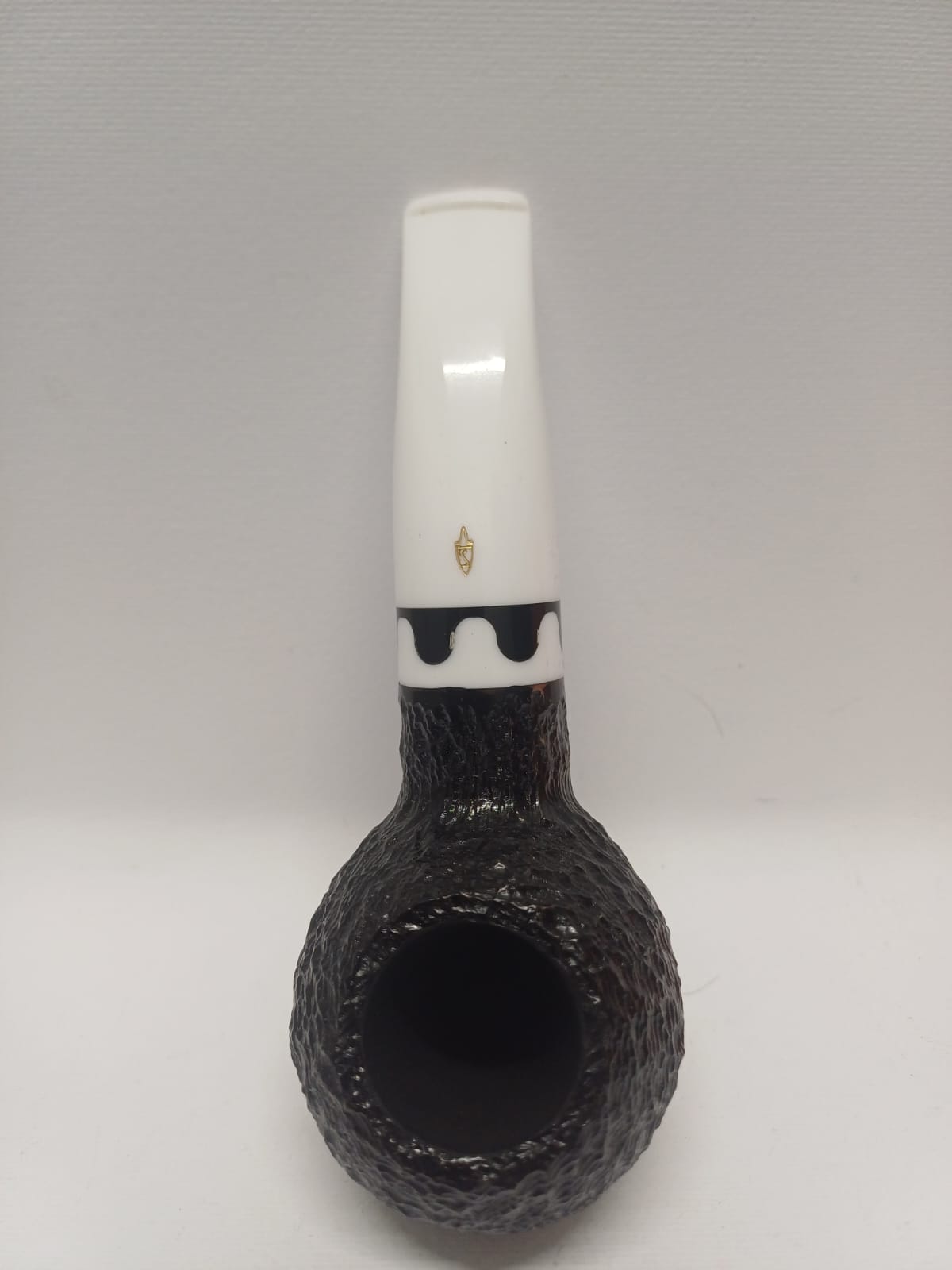 Pipe SAVINELLI Ivory 606 | Roomy | Billiards | Curve | KING SIZE | Smooth burgundy finish
