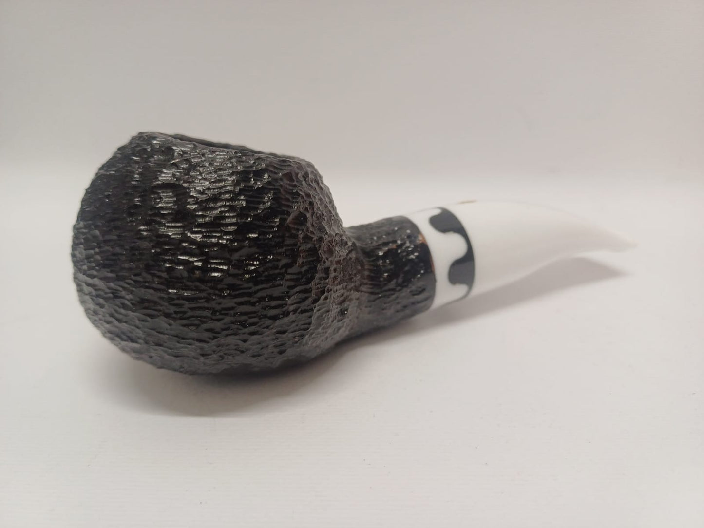 Pipe SAVINELLI Ivory 606 | Roomy | Billiards | Curve | KING SIZE | Smooth burgundy finish