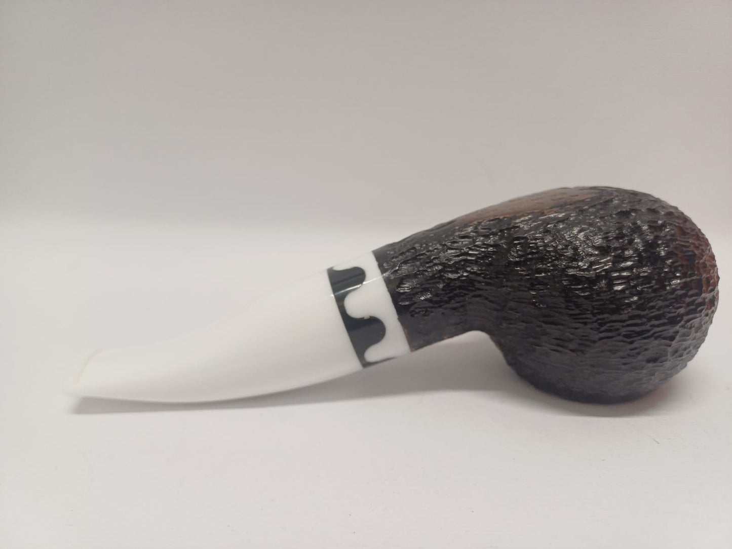 Pipe SAVINELLI Ivory 606 | Roomy | Billiards | Curve | KING SIZE | Smooth burgundy finish