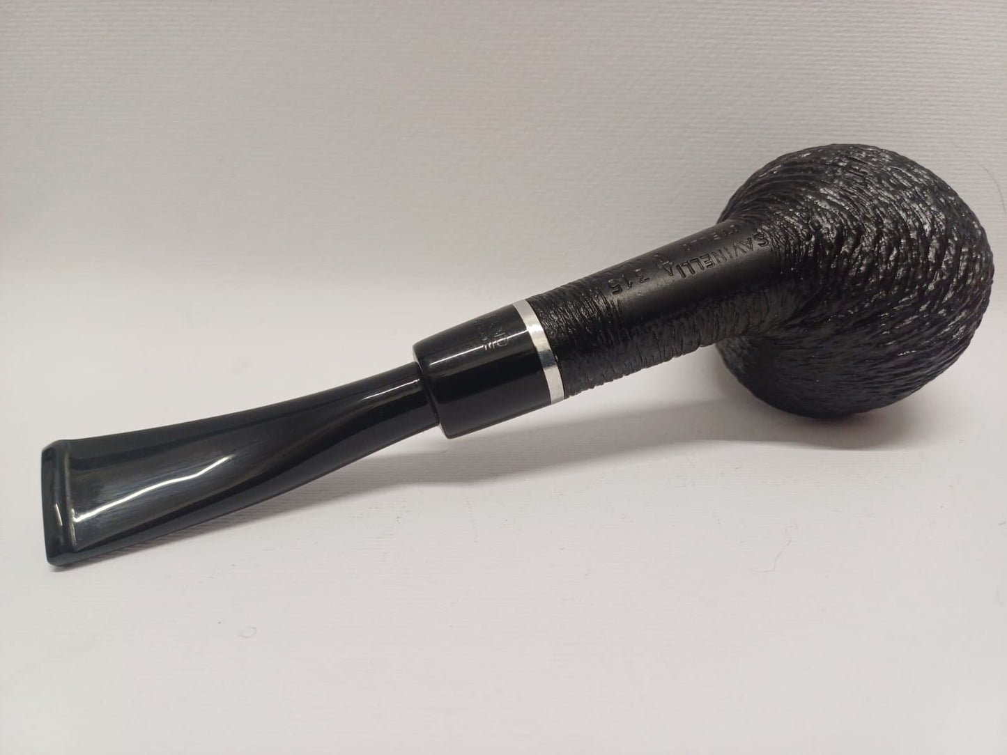 Pipa SAVINELLI Otello Rusticata 315 KS | Prince | Semi Curva | Finissaggio Rusticata