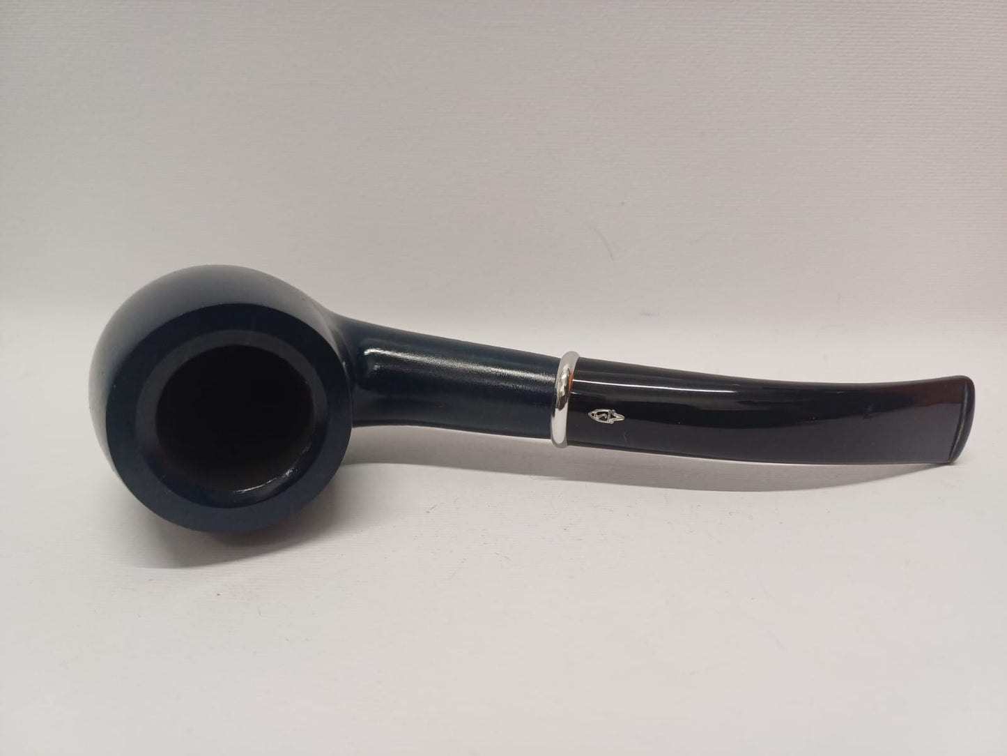 Pipa SAVINELLI Arcobaleno Blu 606 KS | King Size | Curva | Finissaggio Liscio