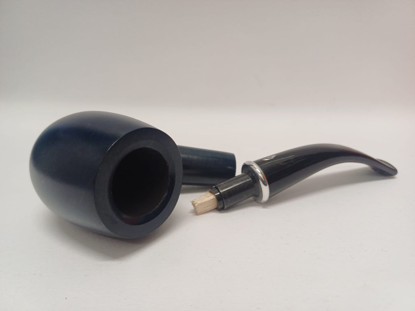 Pipa SAVINELLI Arcobaleno Blu 606 KS | King Size | Curva | Finissaggio Liscio