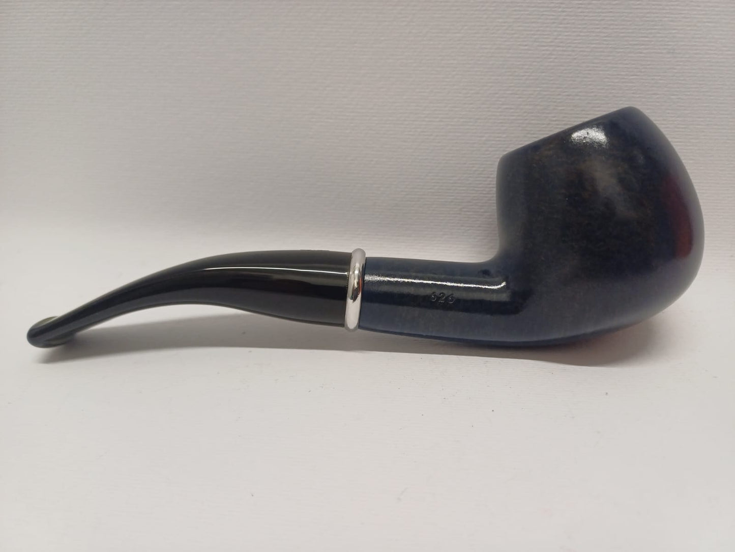 Pipa SAVINELLI Arcobaleno Blu 626 | Apple | Curva | Finissaggio Liscio
