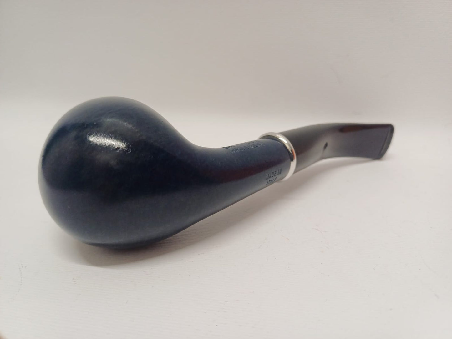 Pipa SAVINELLI Arcobaleno Blu 626 | Apple | Curva | Finissaggio Liscio