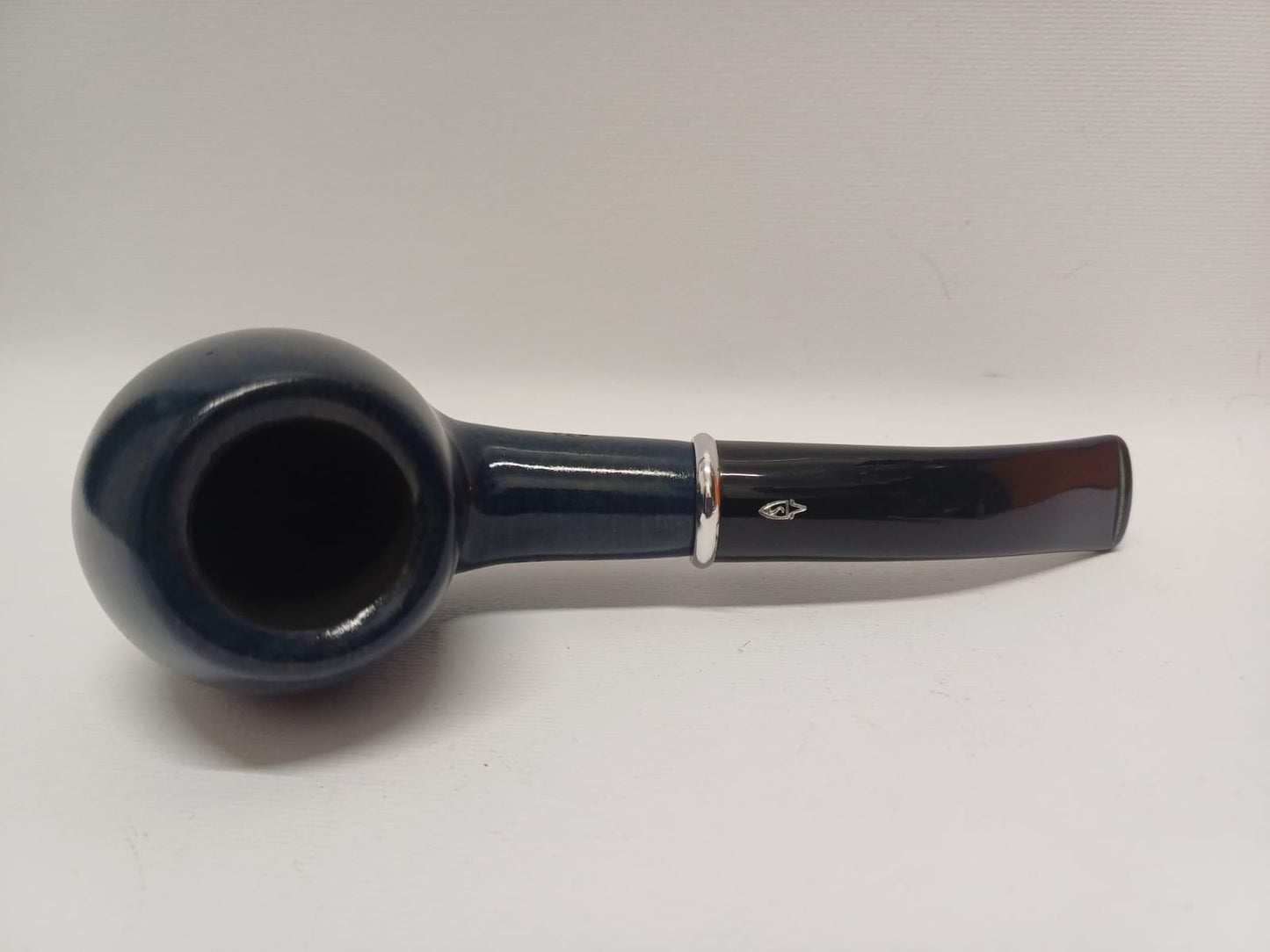 Pipa SAVINELLI Arcobaleno Blu 626 | Apple | Curva | Finissaggio Liscio