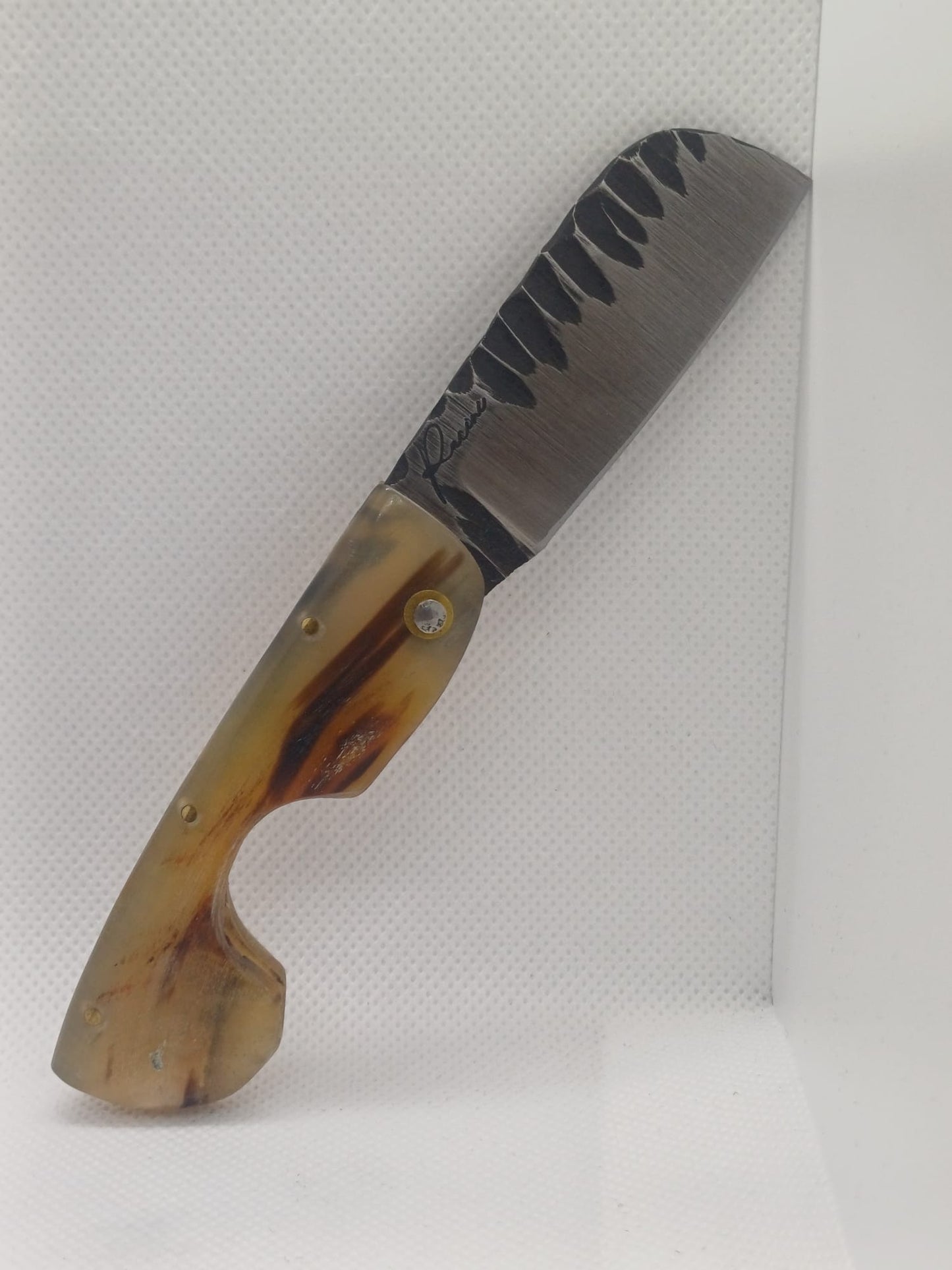 Pacini Mozzettina Artisan Cigar Cutter Honey Colored Mutton Horn