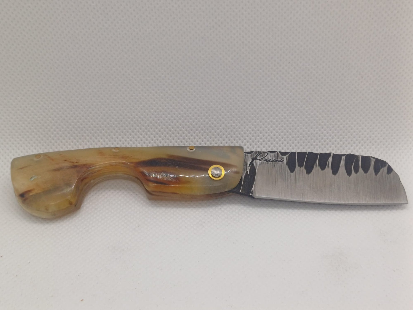 Pacini Mozzettina Artisan Cigar Cutter Honey Colored Mutton Horn