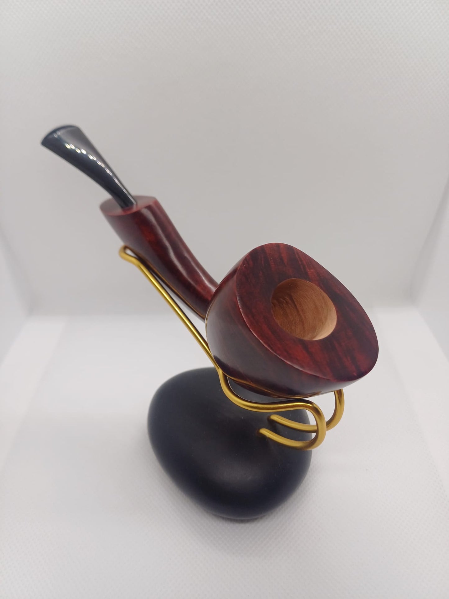 Bacigalupi Artisan Pipe Calabash Reverse Sandblasted 1 Sail