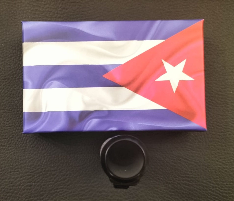 Cool Accendino Ricaricabile per Sigari 3 Jet Flame Cuban Flag - SmokenStore.com