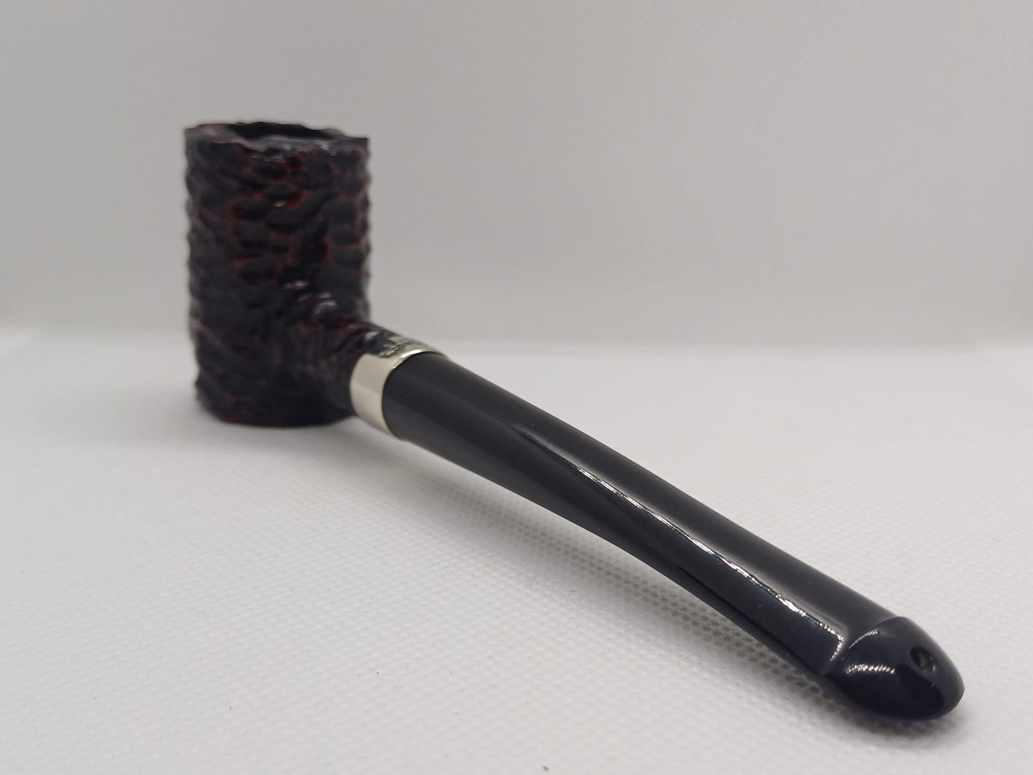 Pipa Peterson Speciality Rusticated Nickel Mounted Tankard P-Lip