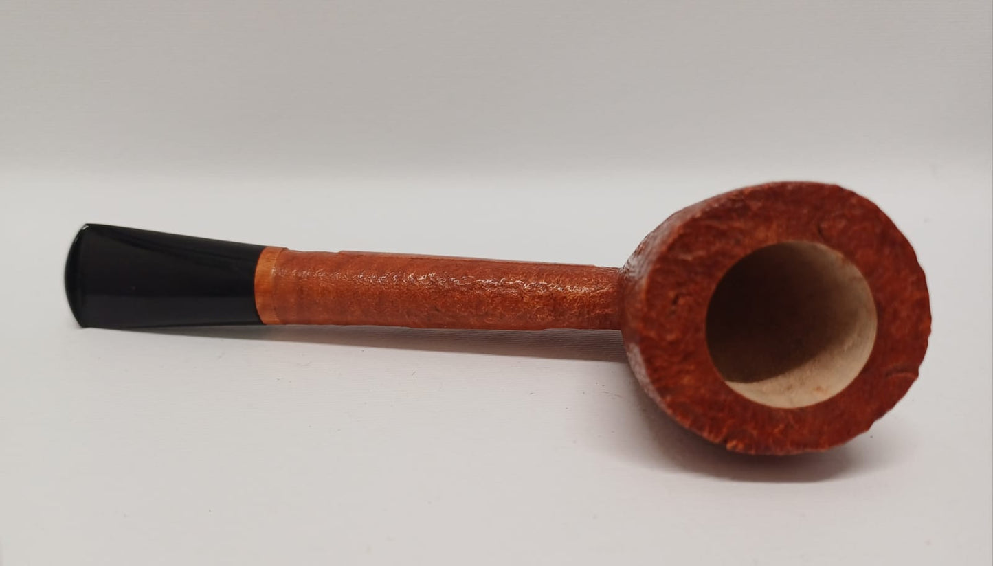 Bacigalupi Artisan Pipe Calabash Reverse Sandblasted 1 Sail