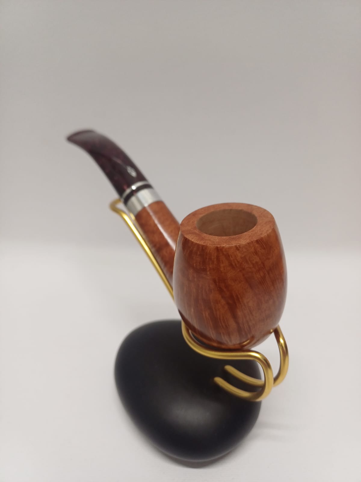 Pipa SAVINELLI Bacco liscia 670 KS | King Size | Egg | Curva