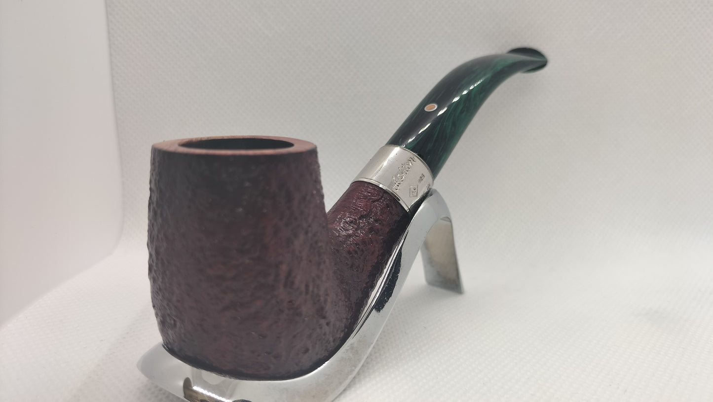 Ashton Pipa Artigianale Pebble Grain XX con Vera in Argento