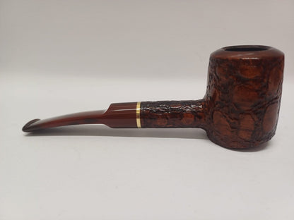 Pipe SAVINELLI Ivory 606 | Roomy | Billiards | Curve | KING SIZE | Smooth burgundy finish