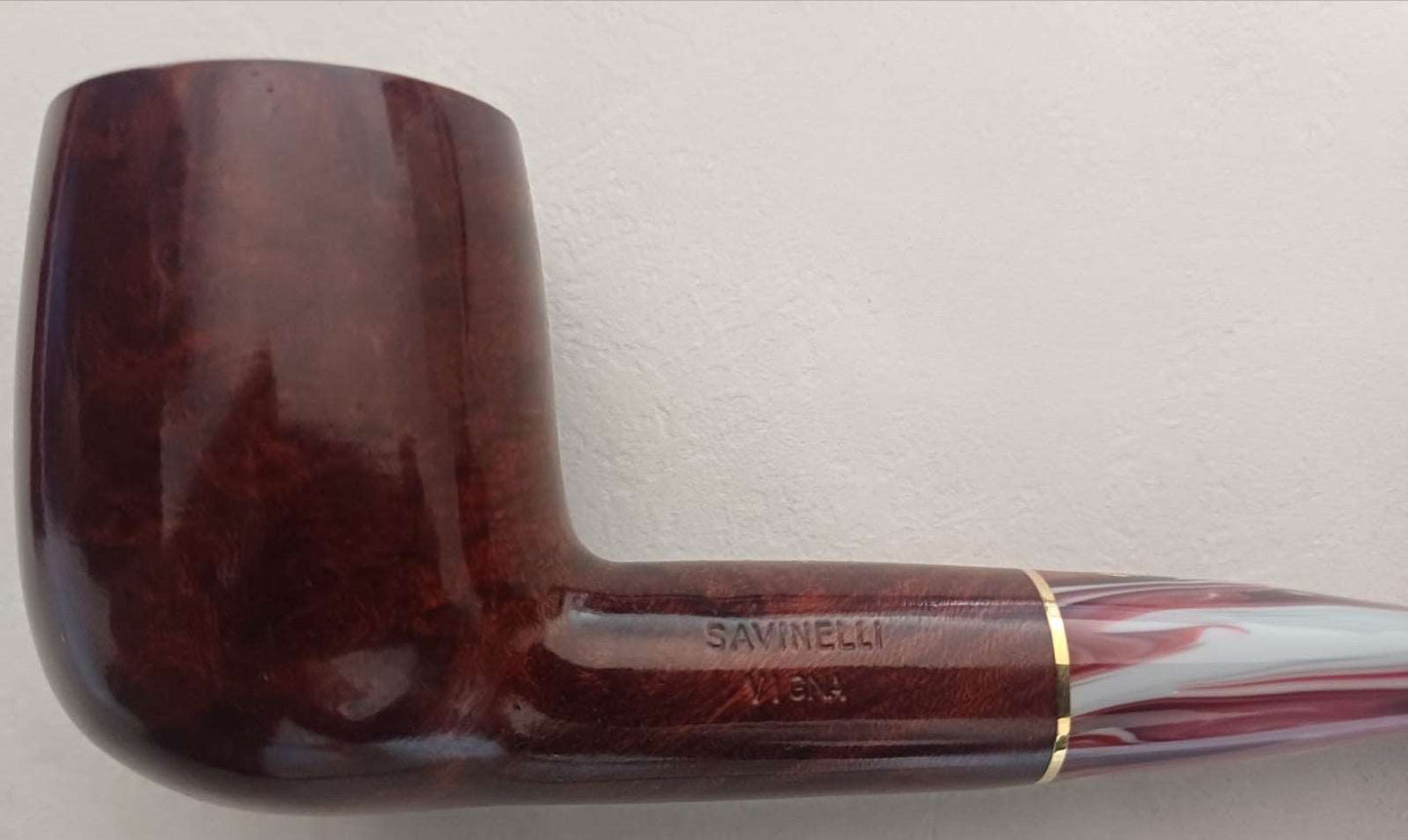 Savinelli Pipa Vigna Liscia Marrone 6 mm 141 KS - SmokenStore.com