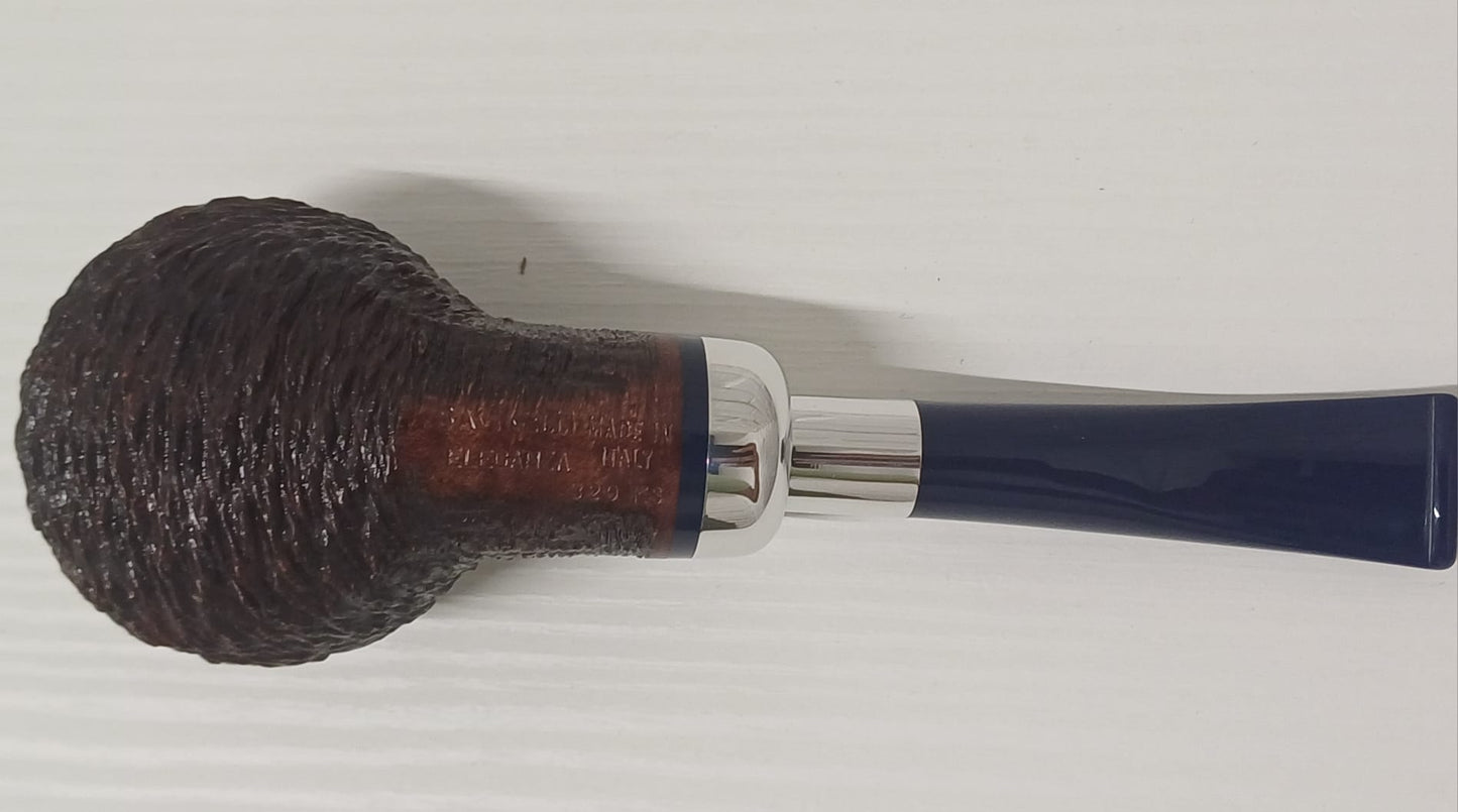 Pipe SAVINELLI Ivory 606 | Roomy | Billiards | Curve | KING SIZE | Smooth burgundy finish