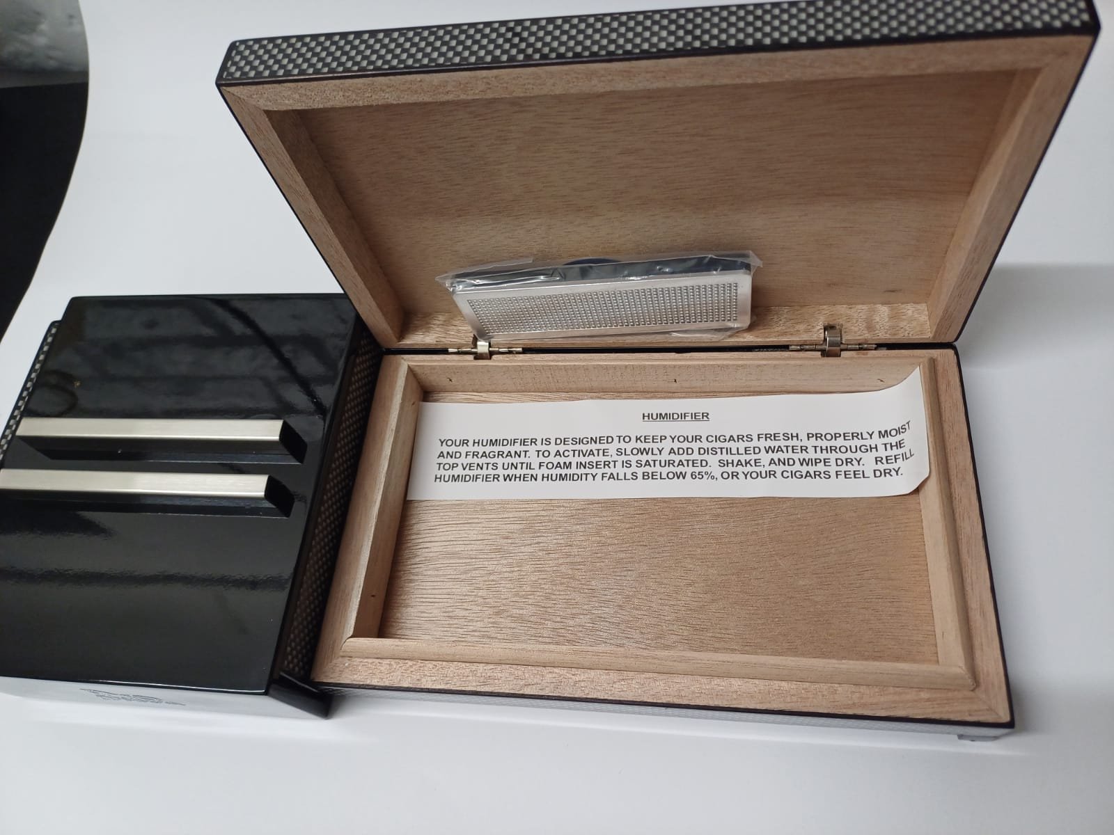 Lubinski Humidor piccolo con Posacenere 34 x 14 x 5