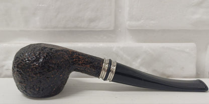 Pipa SAVINELLI Desigual Rusticata 315 | King Size | Billiard | Prince |con Vera in alluminio e anelli in gomma colorati