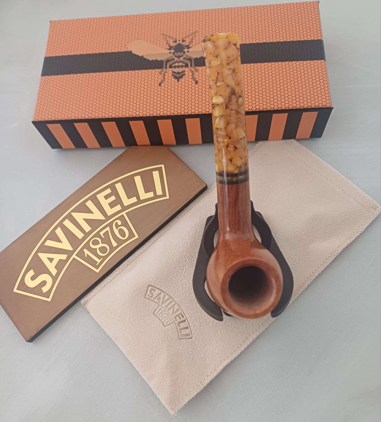 Savinelli Pipa Miele Liscia 628 - SmokenStore.com