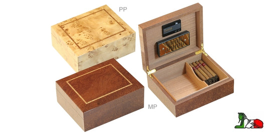 Humidor 50 Sigari 29 X 24 X 12 cm Colore pomelè - SmokenStore.com