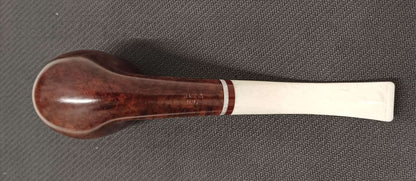 Pipa SAVINELLI Avorio 606 | Capiente | Billiard | Curva | KING SIZE | Finissaggio liscio bordeaux