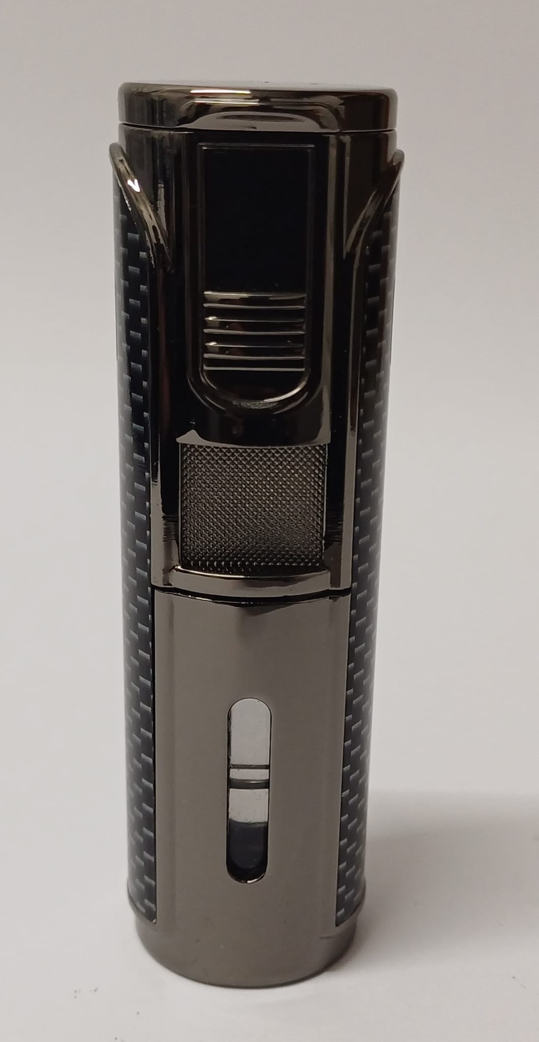 Cool Refillable Cigar Lighter 3 Jet Flame Cuban Flag