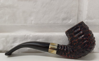 Pipa Peterson Donegal Rocky 65 Fishtail | Bent Billiard | Rusticata | Radica Eccellente | Curva