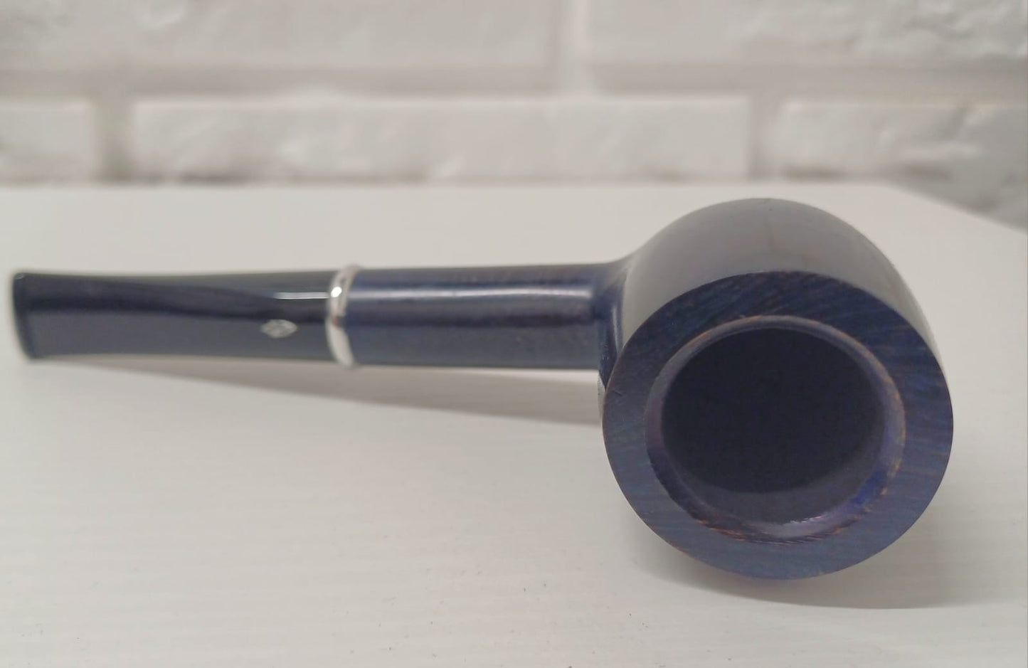 Pipa SAVINELLI Arcobaleno Blu 111 KS | King Size | Billiard | Dritta | Finissaggio Liscio