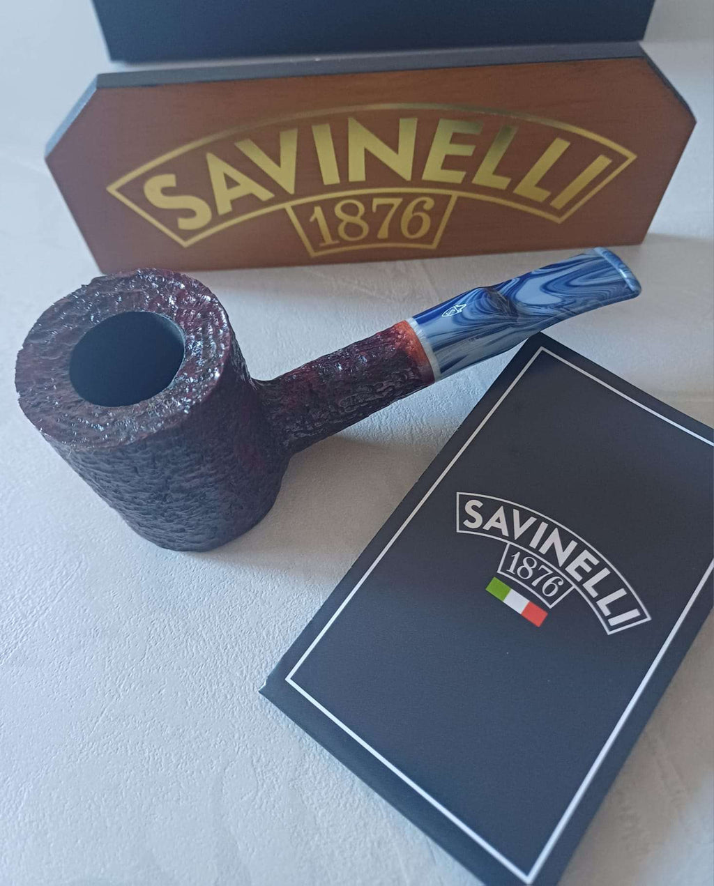 Savinelli Pipa Oceano Rusticata 311 KS - SmokenStore.com