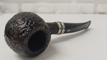 Pipa SAVINELLI Desigual Rusticata 315 | King Size | Billiard | Prince |con Vera in alluminio e anelli in gomma colorati