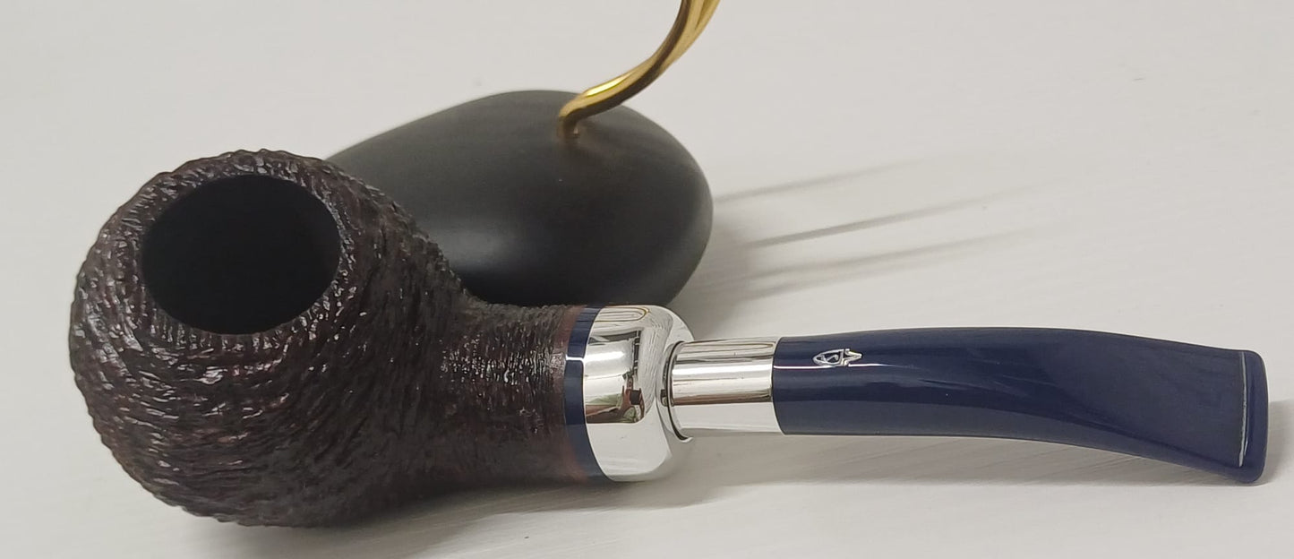 Pipe SAVINELLI Ivory 606 | Roomy | Billiards | Curve | KING SIZE | Smooth burgundy finish