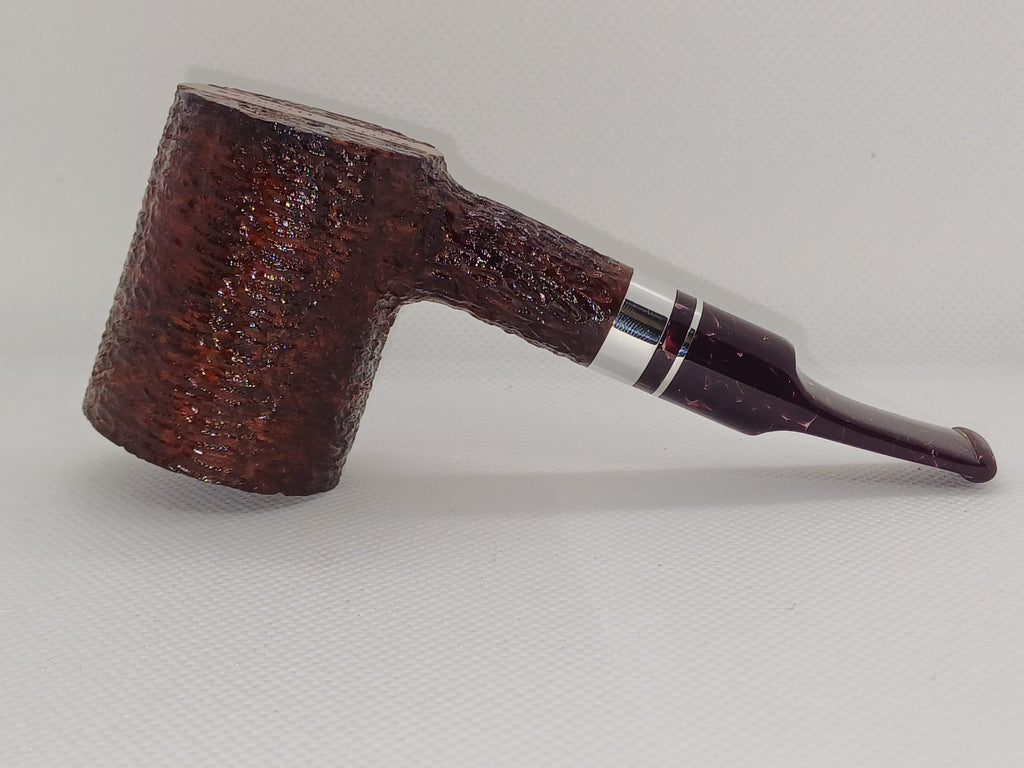 Pipe SAVINELLI Ivory 606 | Roomy | Billiards | Curve | KING SIZE | Smooth burgundy finish