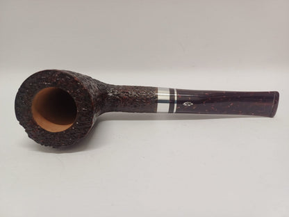 Pipe SAVINELLI Ivory 606 | Roomy | Billiards | Curve | KING SIZE | Smooth burgundy finish