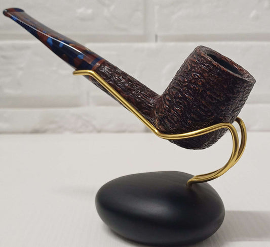 Pipa SAVINELLI FANTASIA RUSTICATA 111 ks | King Size | Dritta | Billiard | Finissaggio rusticato nero