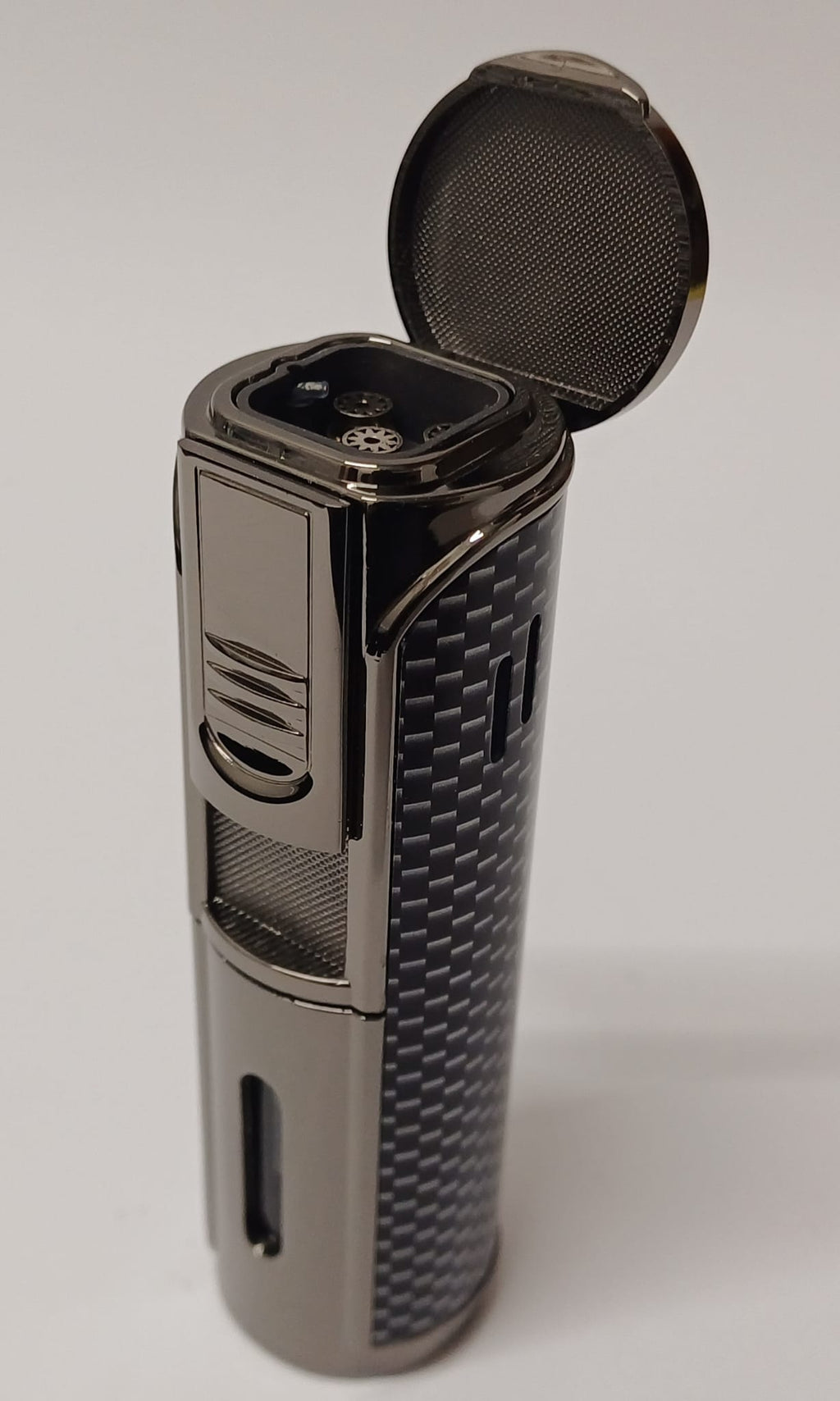 Cool Refillable Cigar Lighter 3 Jet Flame Cuban Flag