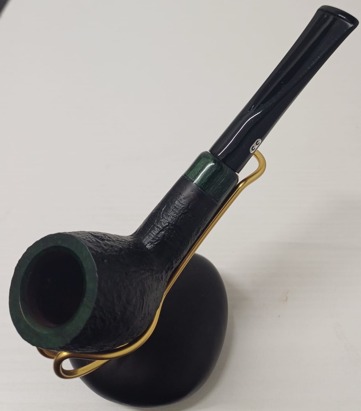 Pipa Chacom Noel 703 | Sabbiata scura | Vera verde | Shape | Billiard 9m | Ottima Fumata