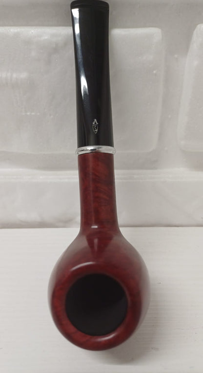 Pipa SAVINELLI Arcobaleno Rossa 207 KS | Regolare | Apple | Dritta | Finissaggio Liscio