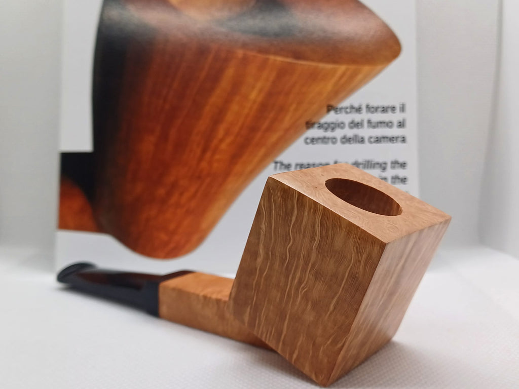 Bacigalupi Pipa Artigianale 7224 2 Vele Rettangolare - PEZZO UNICO- 100% Artigianale - 100% Made in Italy