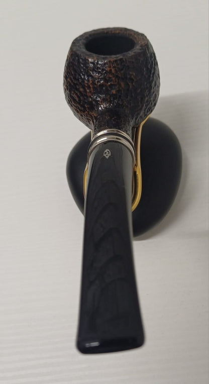 Pipa SAVINELLI Desigual Rusticata 315 | King Size | Billiard | Prince |con Vera in alluminio e anelli in gomma colorati