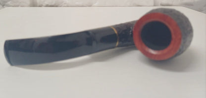 Pipa SAVINELLI Roma Rusticata 614 | Regolare | Billiard | Curva | Finissaggio Rusticato