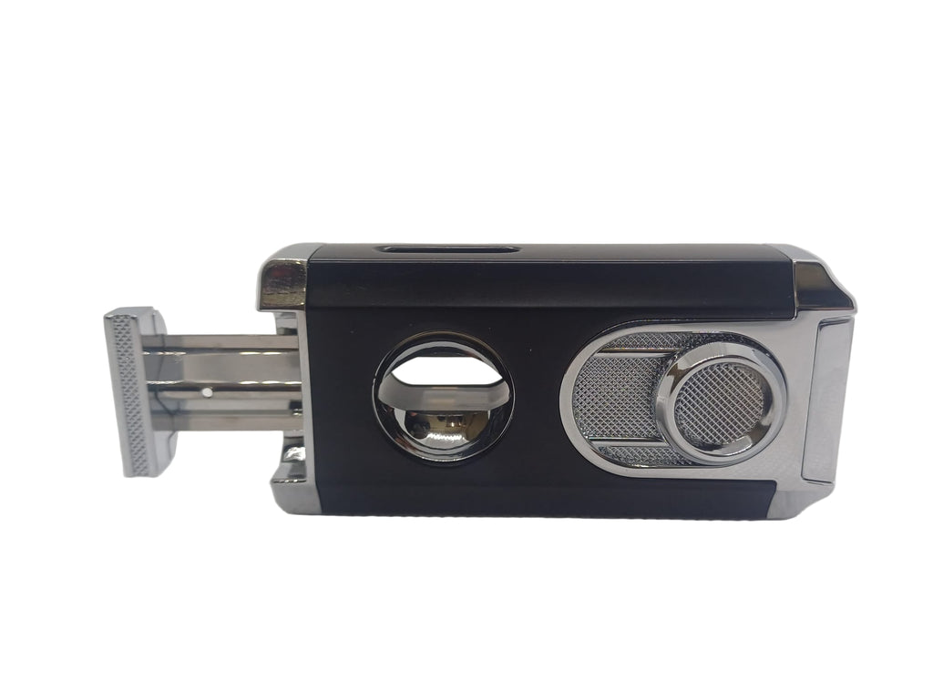 Cool Refillable Cigar Lighter 3 Jet Flame Cuban Flag