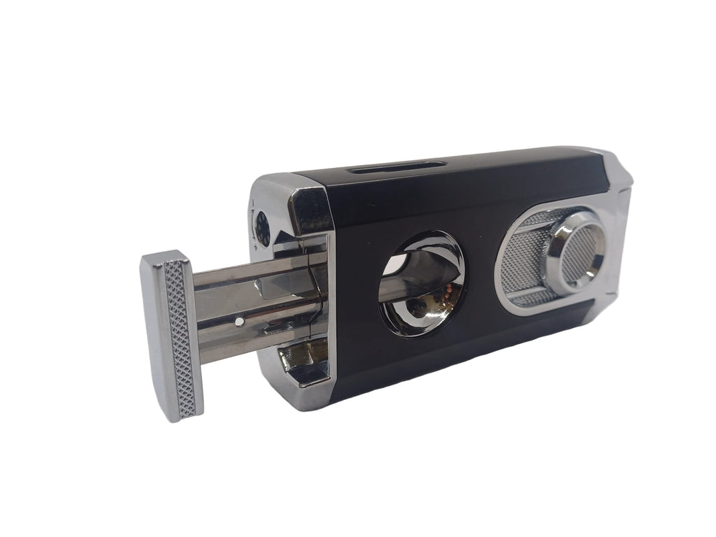 Cool Refillable Cigar Lighter 3 Jet Flame Cuban Flag