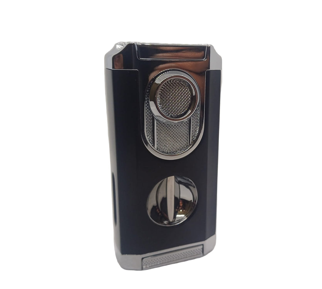 Cool Refillable Cigar Lighter 3 Jet Flame Cuban Flag