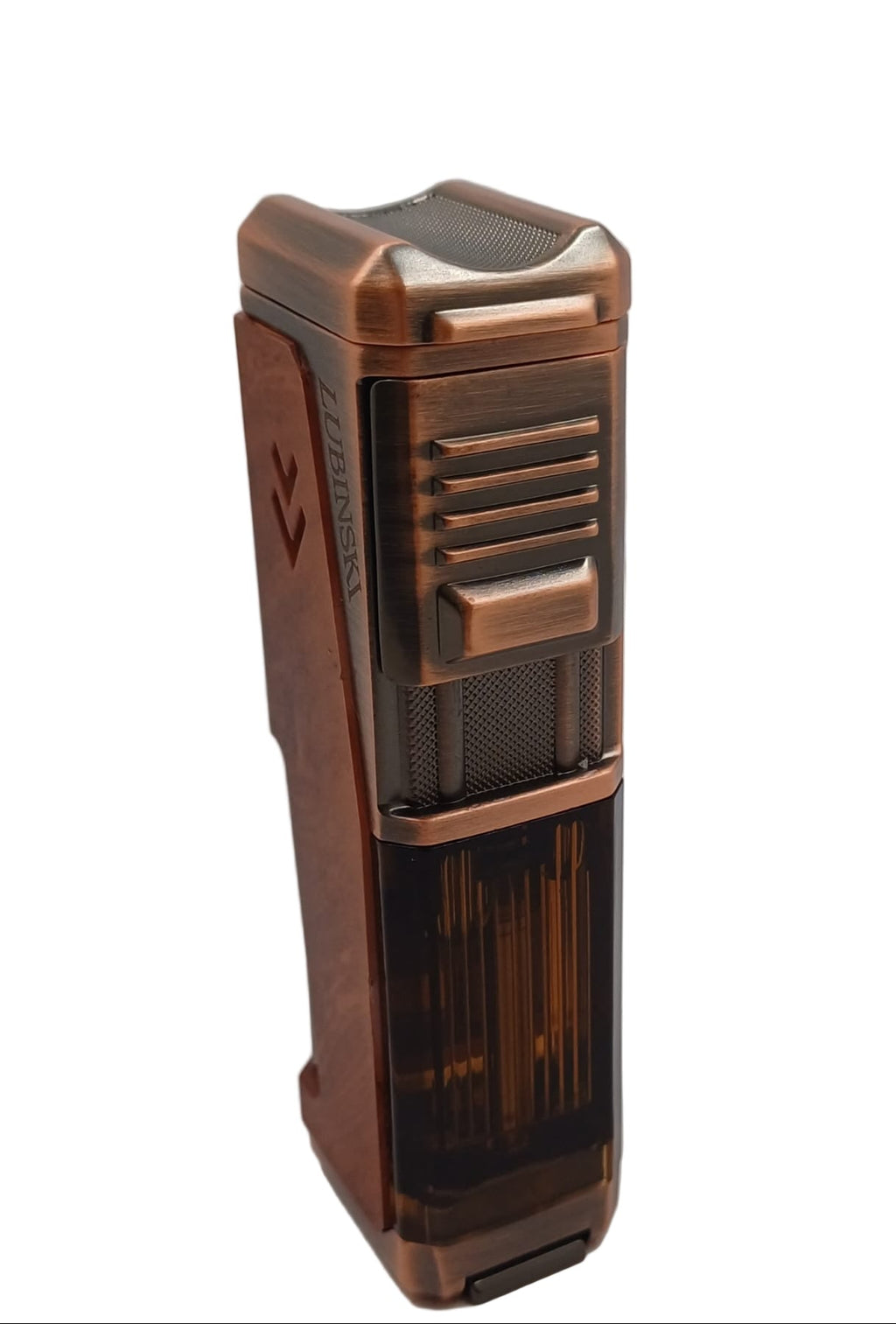 Cool Refillable Cigar Lighter 3 Jet Flame Cuban Flag