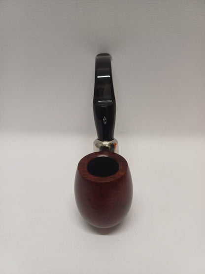 Pipe SAVINELLI Ivory 606 | Roomy | Billiards | Curve | KING SIZE | Smooth burgundy finish