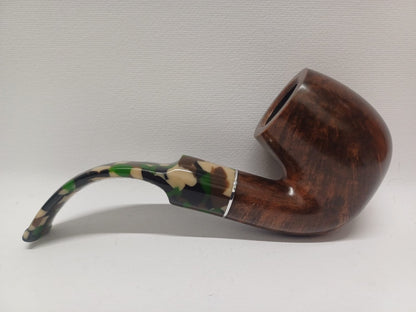 Pipa SAVINELLI Camouflage 614 | Billiard | Curva | Finissaggio Liscio