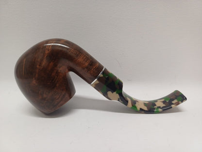 Pipa SAVINELLI Camouflage 614 | Billiard | Curva | Finissaggio Liscio