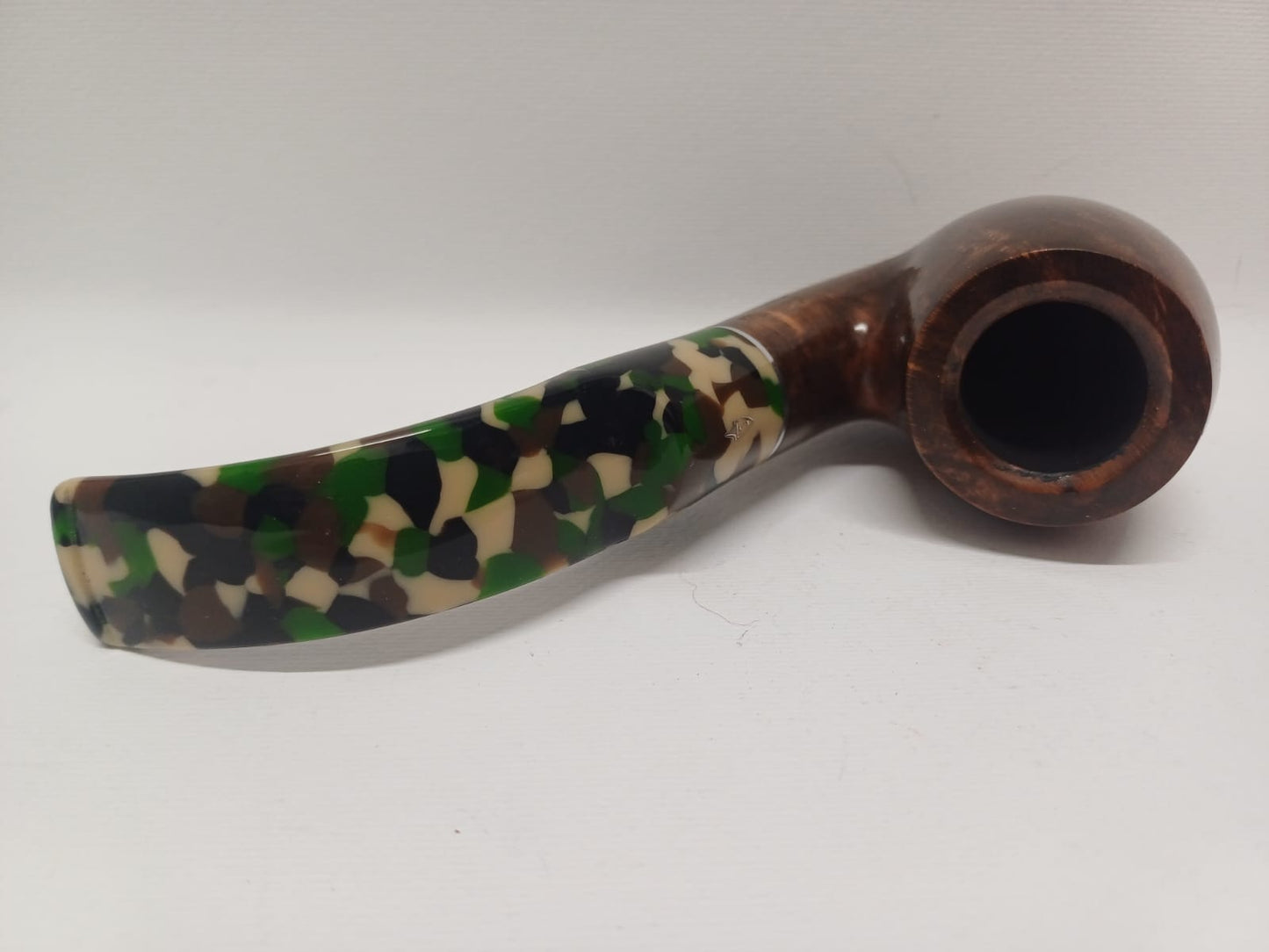 Pipa SAVINELLI Camouflage 614 | Billiard | Curva | Finissaggio Liscio